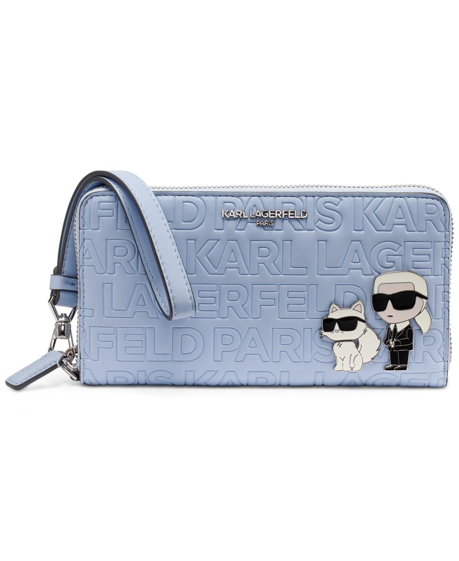 

Кошелек на молнии Meribel Top Zip Wallet KARL LAGERFELD PARIS, Blue Aura