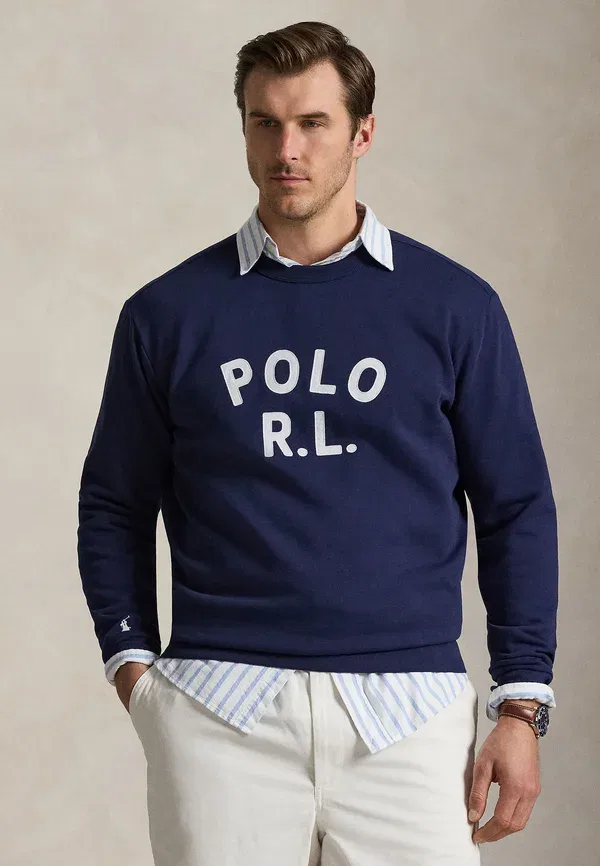 Толстовка Polo Ralph Lauren Big & Tall, цвет ньюпорт-нави