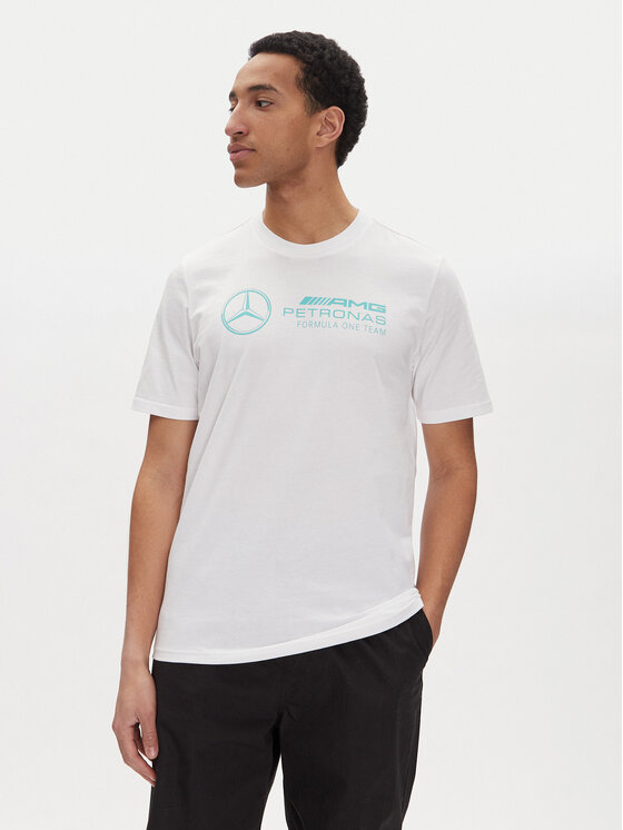 

Футболка обычного кроя Mercedes - AMG Petronas Formula One Team DNA Graphic JV5456 Adidas, белый
