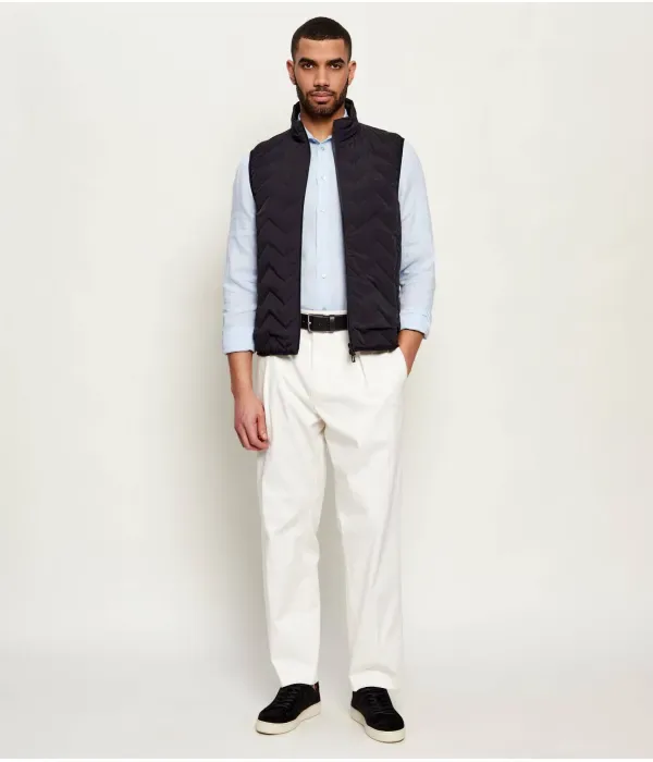 Пуховая куртка без рукавов regular fit Emporio Armani, черный — фото 2