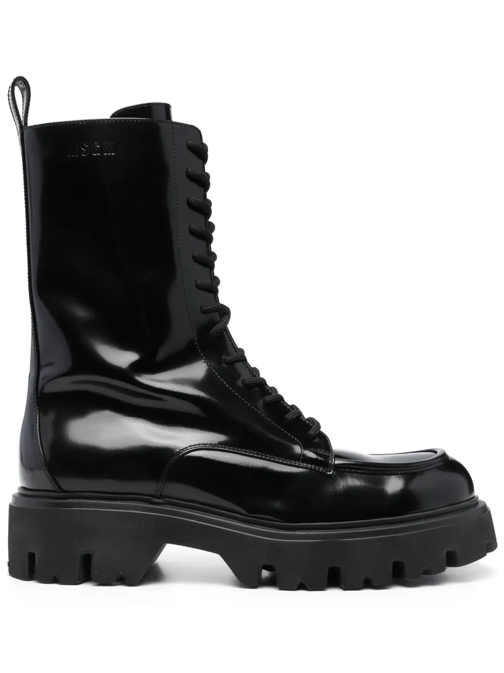 

Ботинки на шнуровке MSGM, черный