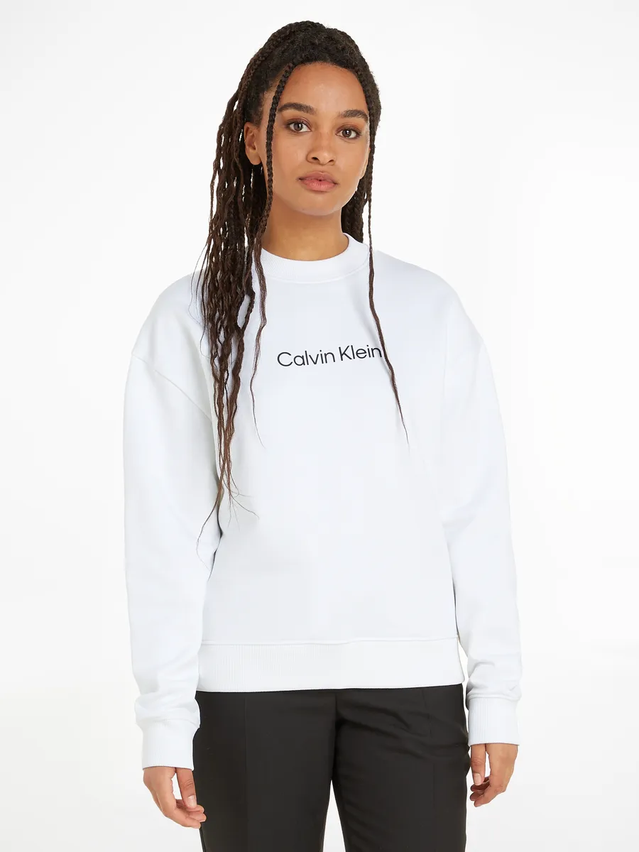 

Толстовка Calvin Klein "HERO LOGO SWEAT" с принтом Calvin Klein на груди, белый