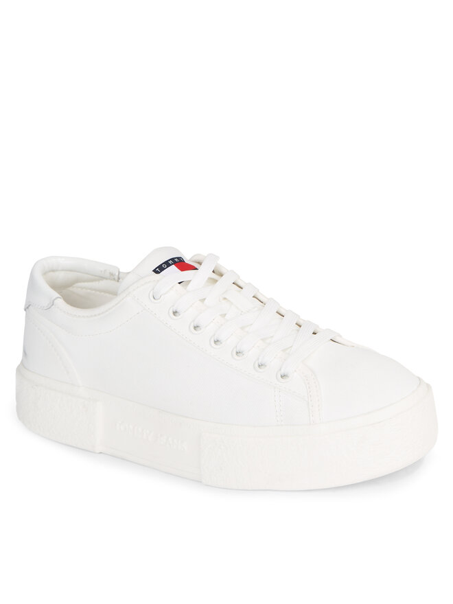 Кроссовки Tjw Foxing Flatform Sneaker EN0EN02480 Tommy Jeans, белый — фото 2