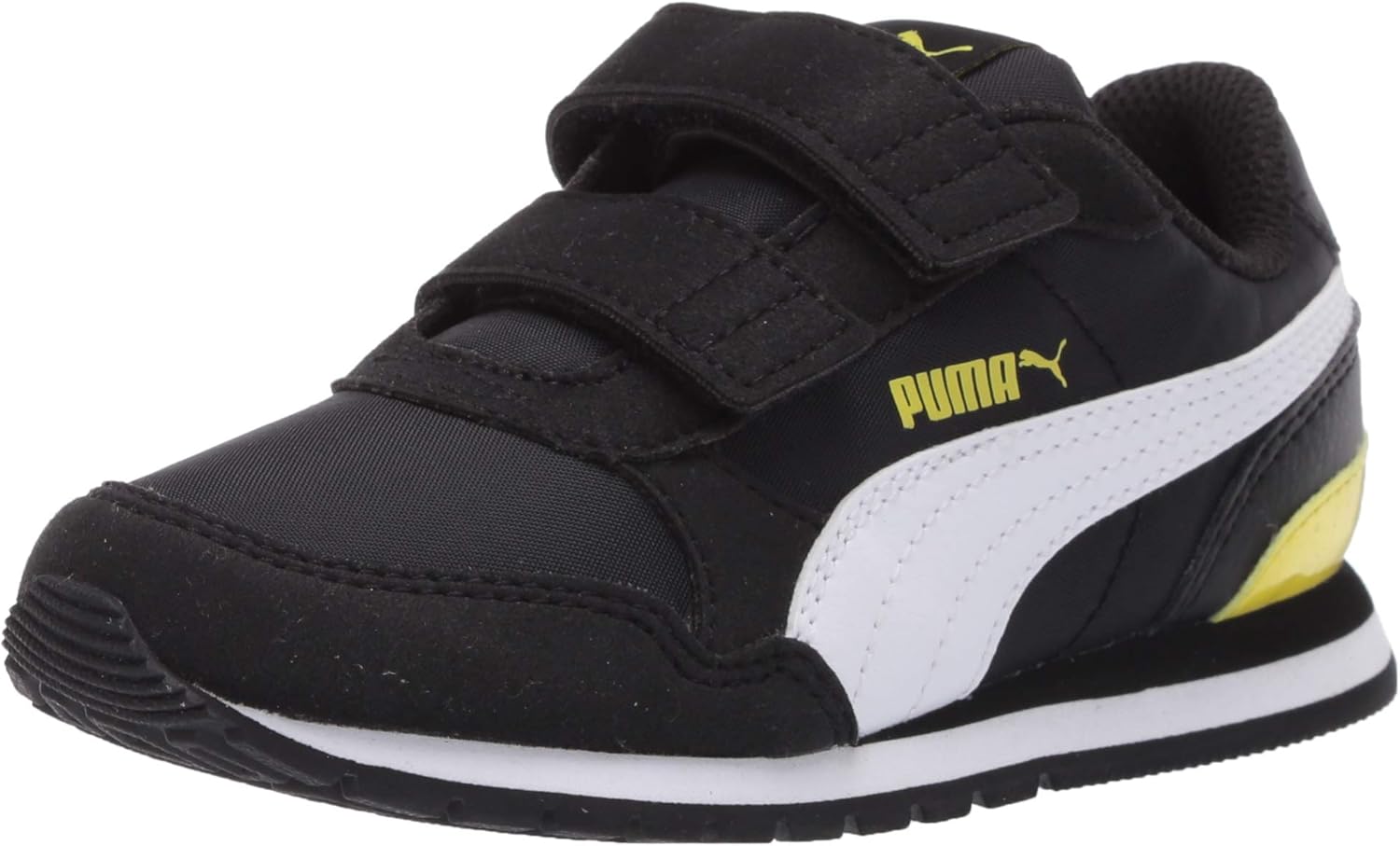 

Кроссовки Puma St Runner унисекс-детские на липучке, Puma Black-white-meadowlark