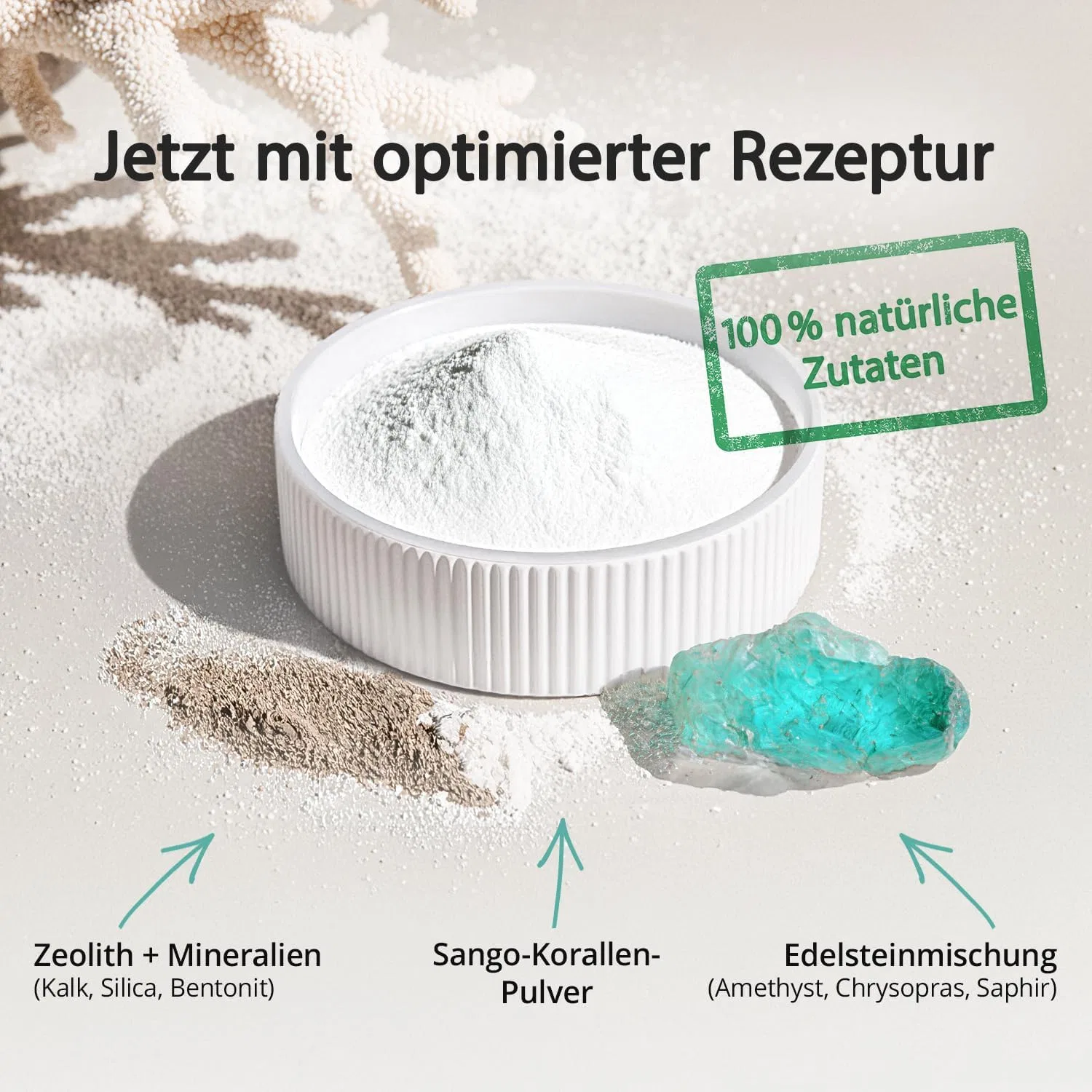 Соль для ванн effective nature Base Bath с кораллами Санго Effective Nature — фото 3
