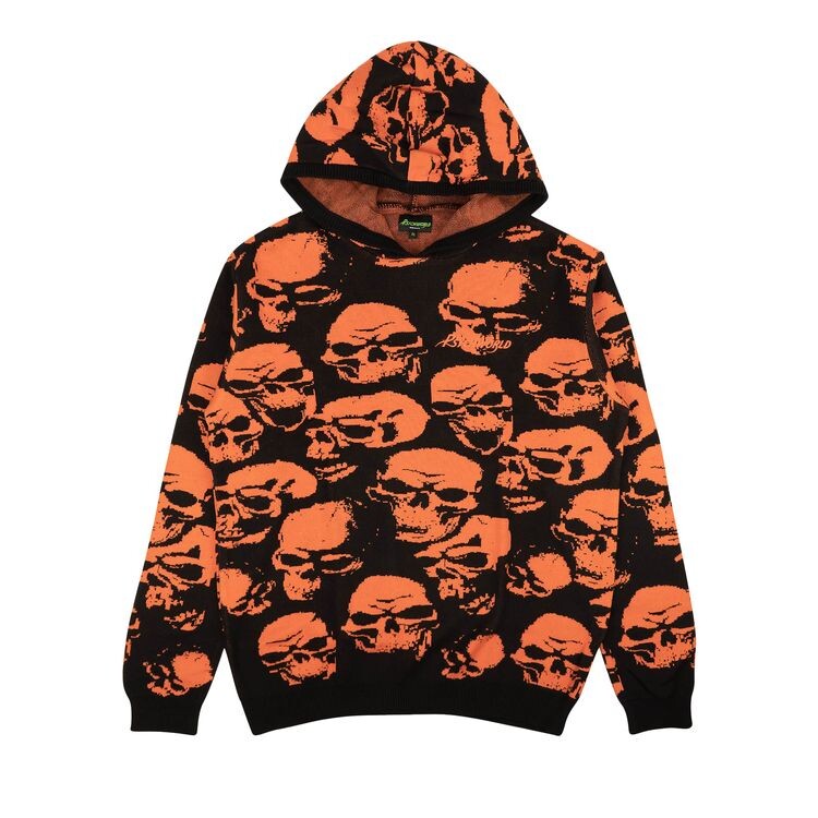 

Худи Psychworld Skull Hoodie Orange, оранжевый