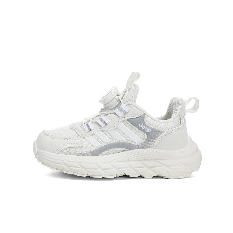 

Детские кроссовки для бега Mesh Slip Resistant Cushioning Breathable Low top Jeep, jeep белый-dual network