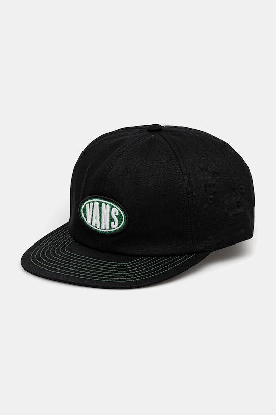 

Хлопковая кепка с козырьком Vans, черный