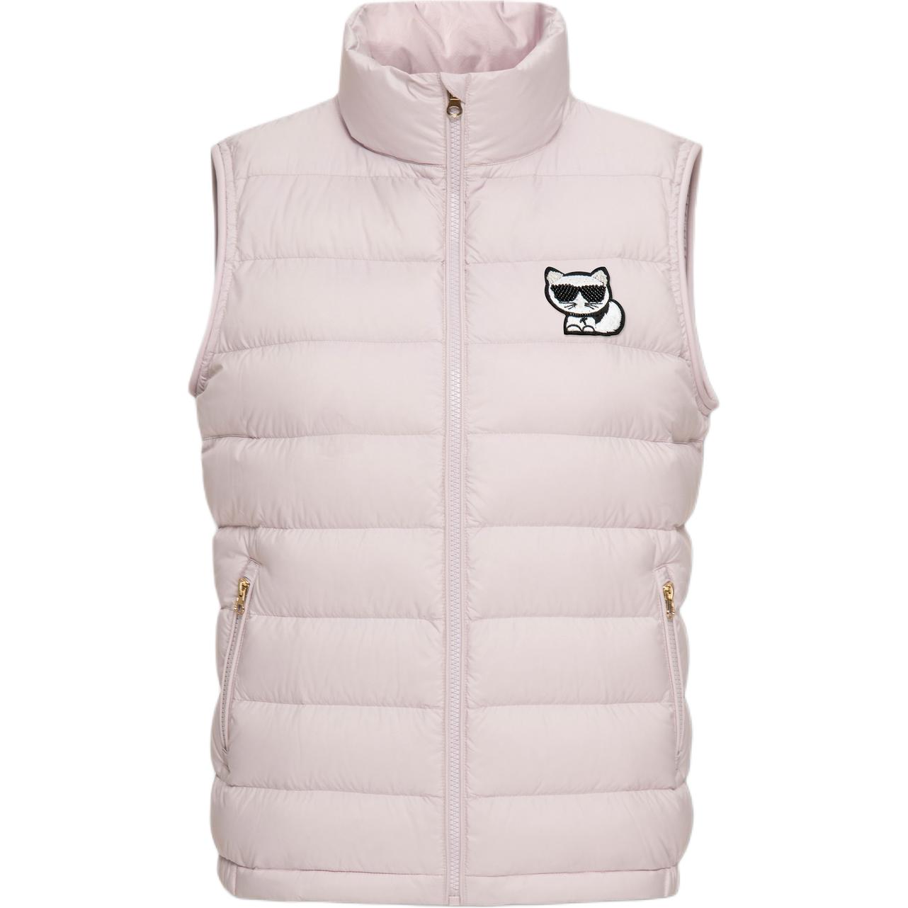 

Пуховый жилет KARL LAGERFELD для женщин Karl Lagerfeld / Karl Lagerfeld Jeans, розовый фиолетовый