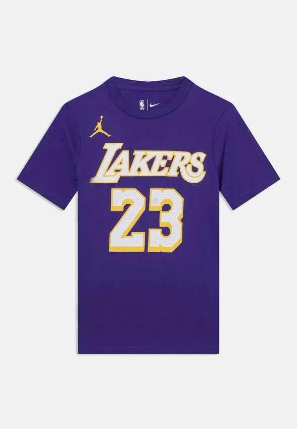 Футболка унисекс с принтом nba los angeles lakers lebron james boys statement tee Nike Performance, Field Purple — фото 3
