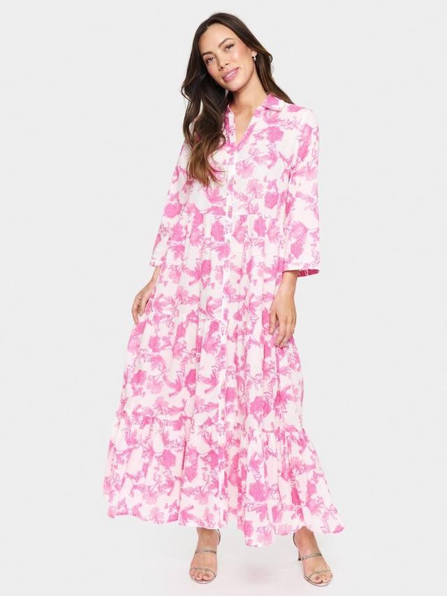 

Zus Floral Maxi Dress Saint Tropez, Pink/White