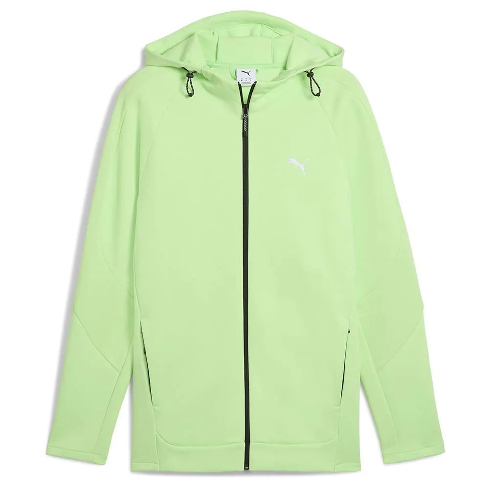 

Толстовка Puma Evostripe full zip, зеленый
