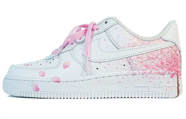 

Кроссовки Nike Air Force 1 Skateboard Shoes Women's Low-Top White Pink