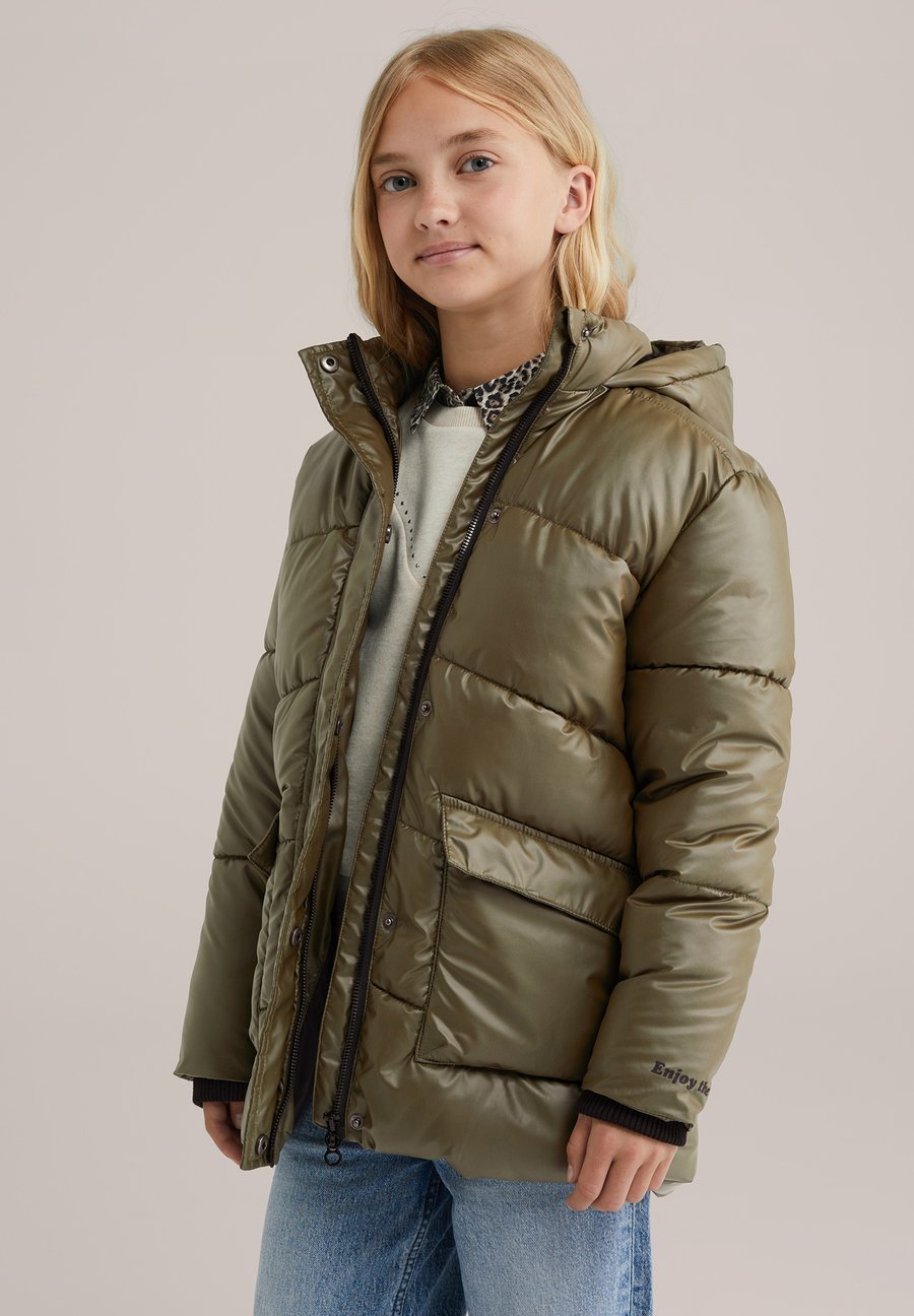 Зимняя куртка WE Fashion Winter jacket, Khaki — фото 2