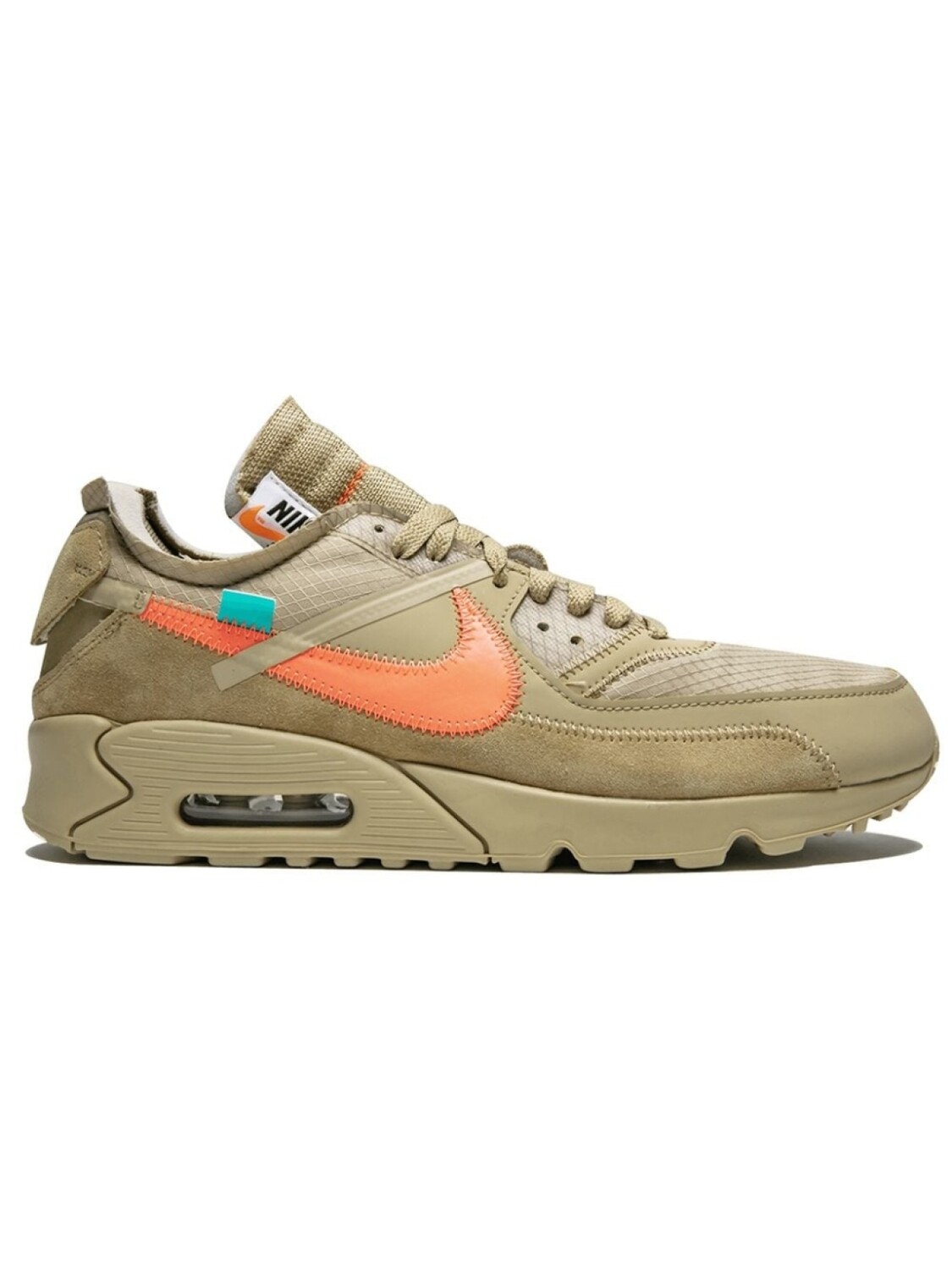

Кроссовки 'The 10th' Air Max 90 Nike X Off-White, бежевый