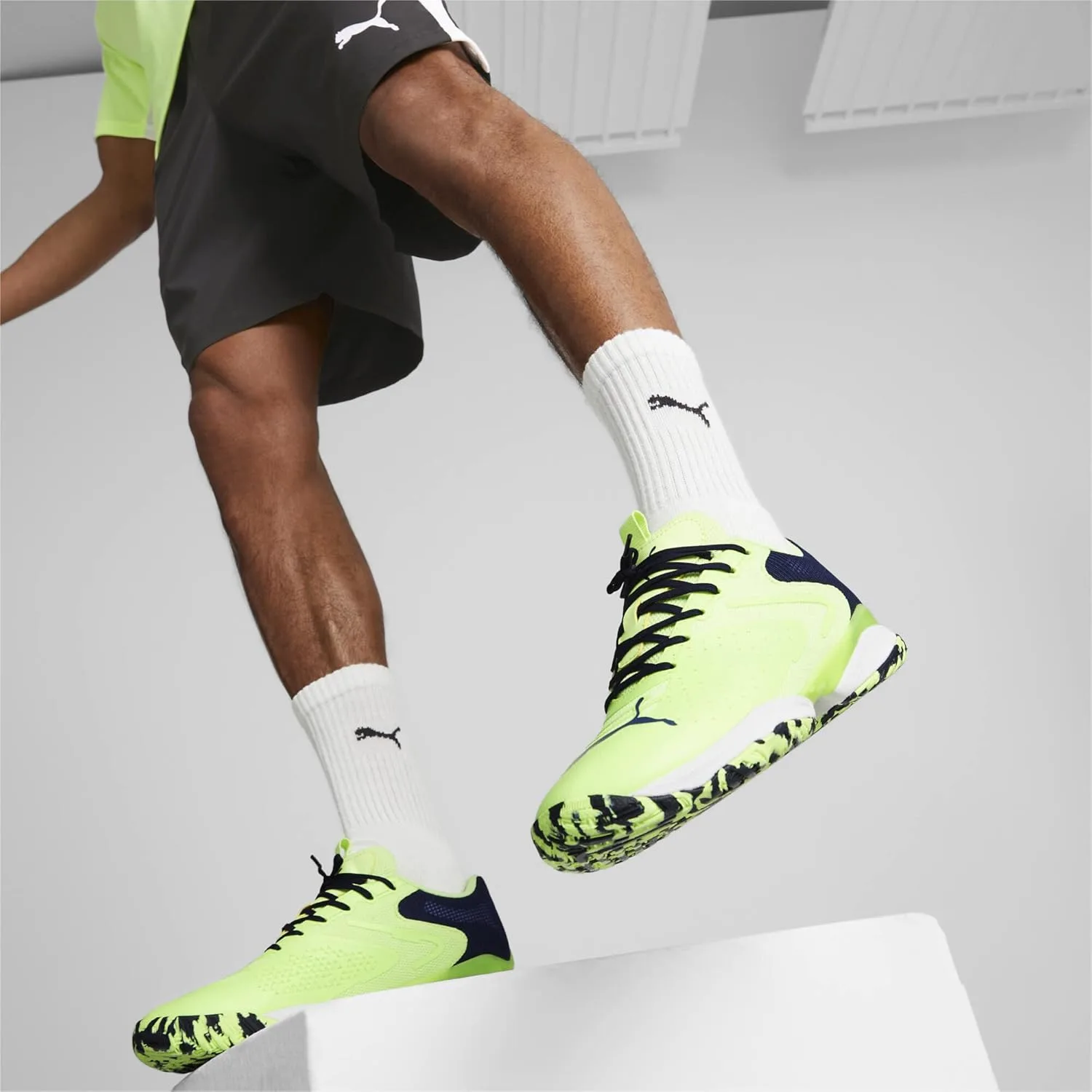 Теннисные кроссовки PUMA Unisex Solarattack RCT, желтый — фото 2