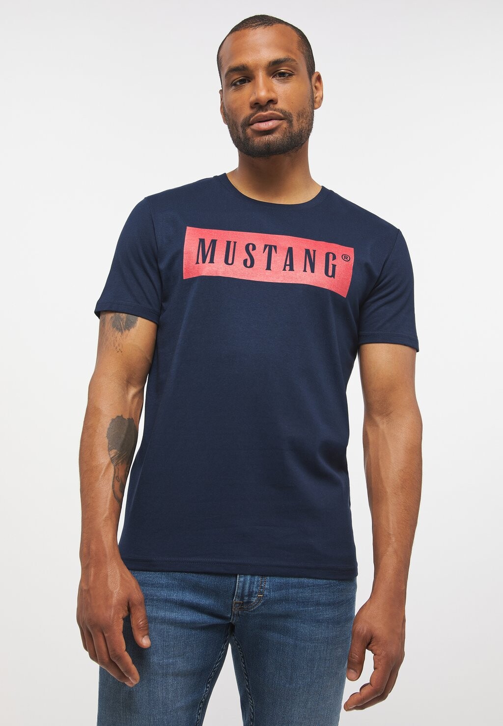 

Футболка с принтом Mustang, цвет blau