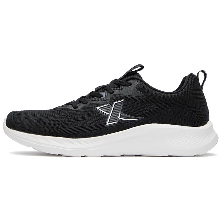 

XTEP Мужские легкие амортизирующие беговые кроссовки с низким верхом Black White - Black/Sail White, цвет Black/Sail White