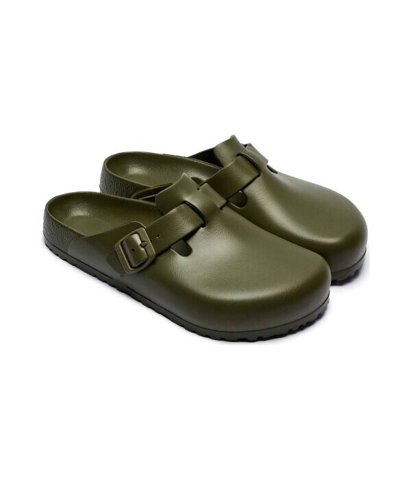 Сандалии-мюли Birkenstock Boston Eva, зеленый — фото 3