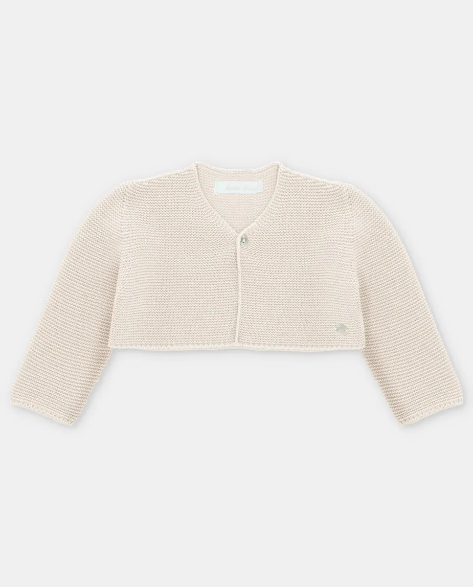 

Короткая детская куртка песочного цвета Martín Aranda