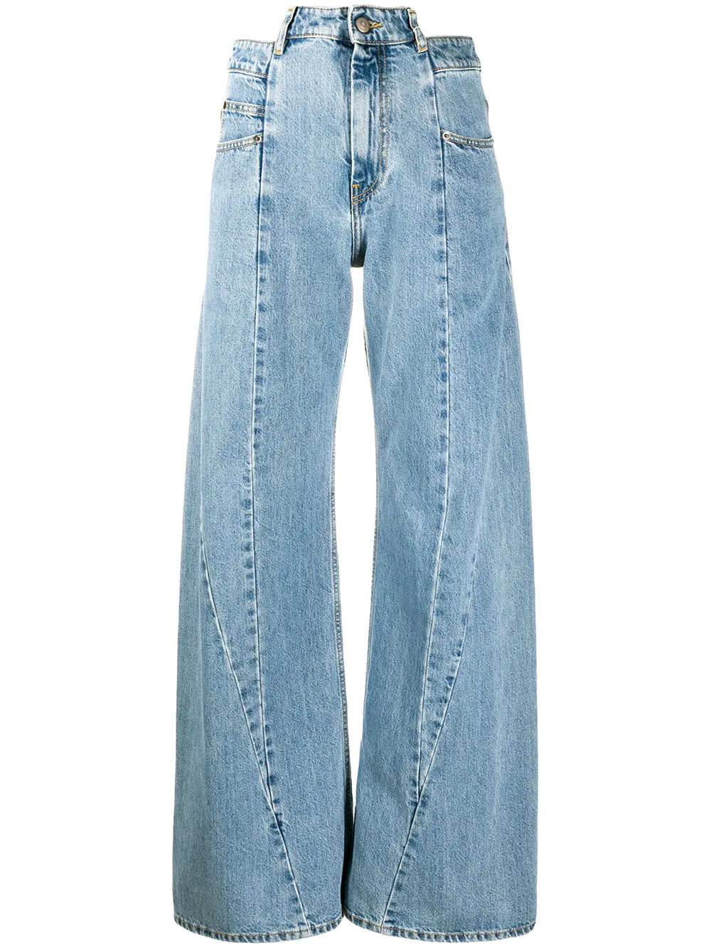 

Джинсы Décortiqué широкого кроя MAISON MARGIELA, синий