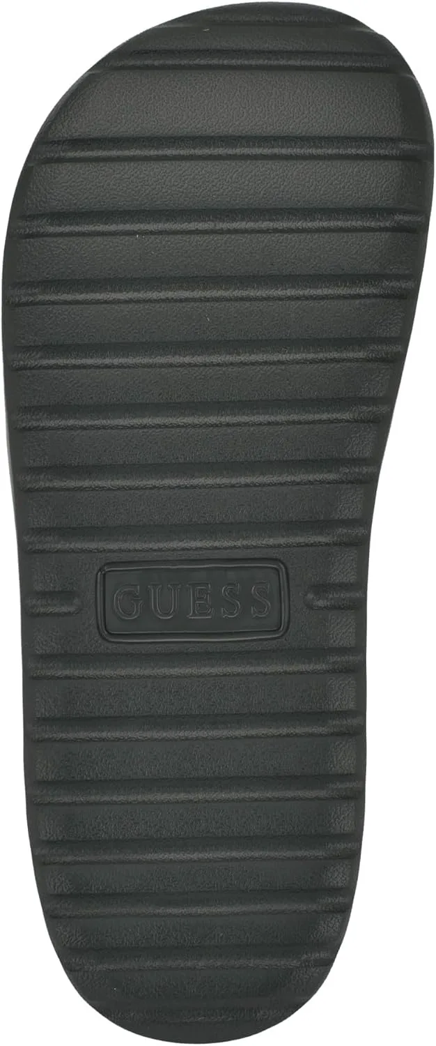 Шлепанцы GUESS mens Mylas, белый/мультиколор — фото 3