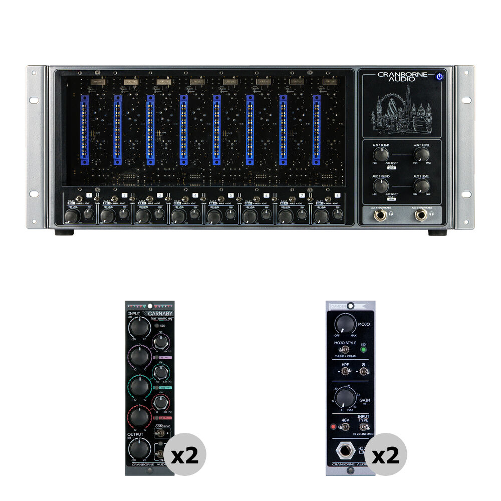 

Микрофонный предусилитель Cranborne Audio 500ADAT 8-Slot 500 Series Rack & ADAT Expander