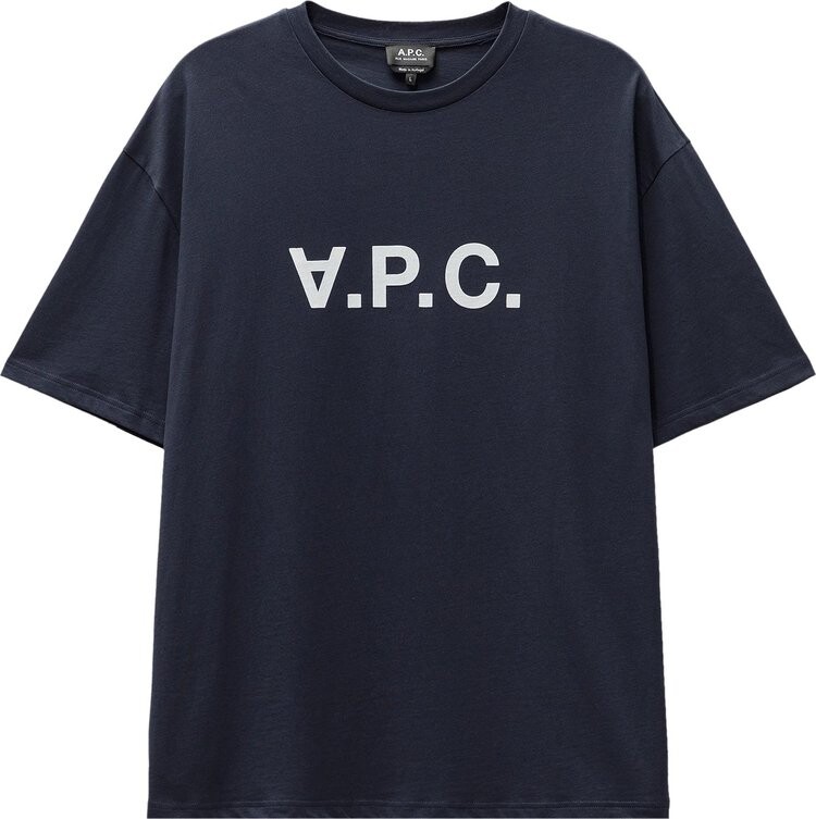 

Футболка A.P.C. River 'Dark Navy', синий