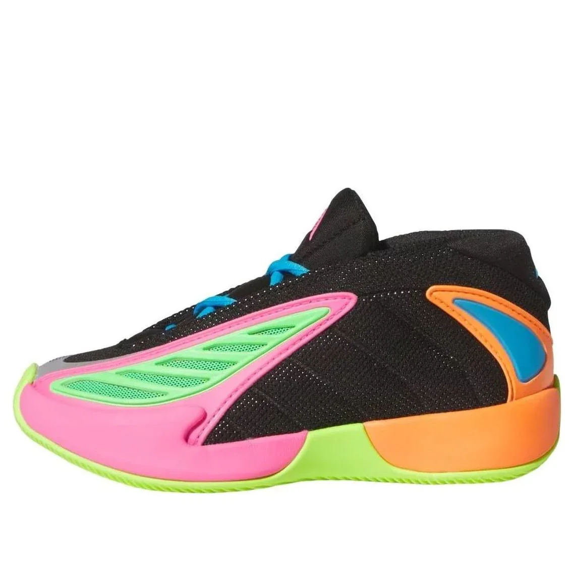 Кроссовки (PS) Adidas Anthony Edwards 2 C 'Black Lucid Lemon'