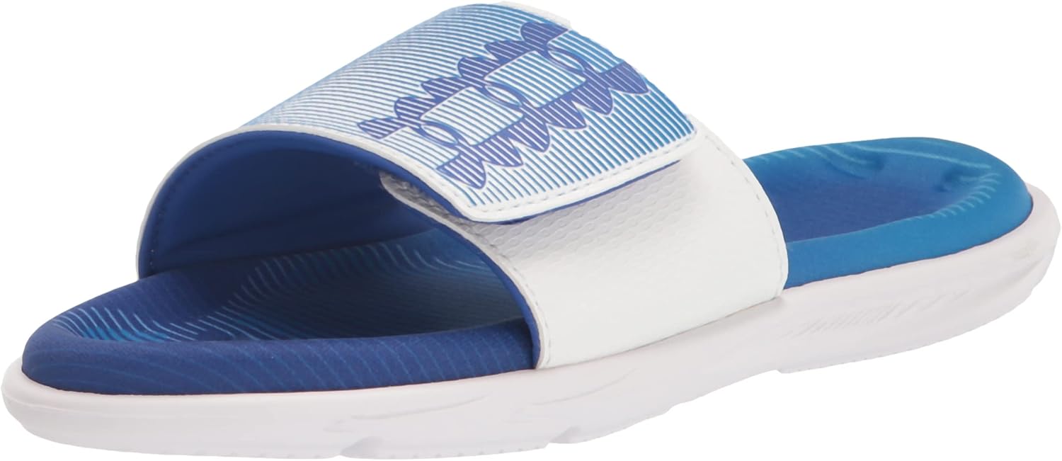 

Сандалии-слайды Mercenary от Under Armour Unisex, королевский синий (400)/белый, 2 шт., США, женские, Royal Blue (400)/White