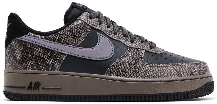 

Кроссовки Nike Air Force 1 '07 LV8 'Snakeskin Pack - Off Noir', черный