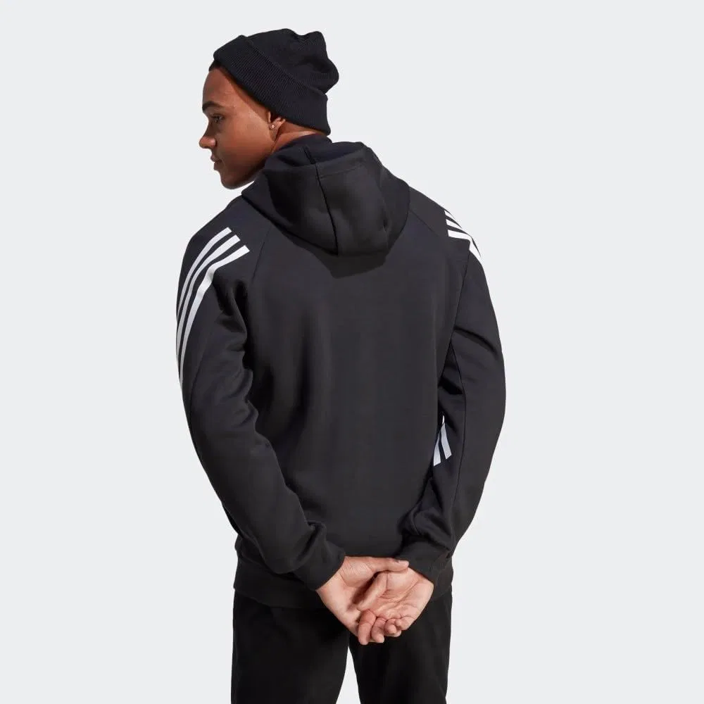 Мужская толстовка adidas Future Icon с тремя полосками на молнии — фото 4