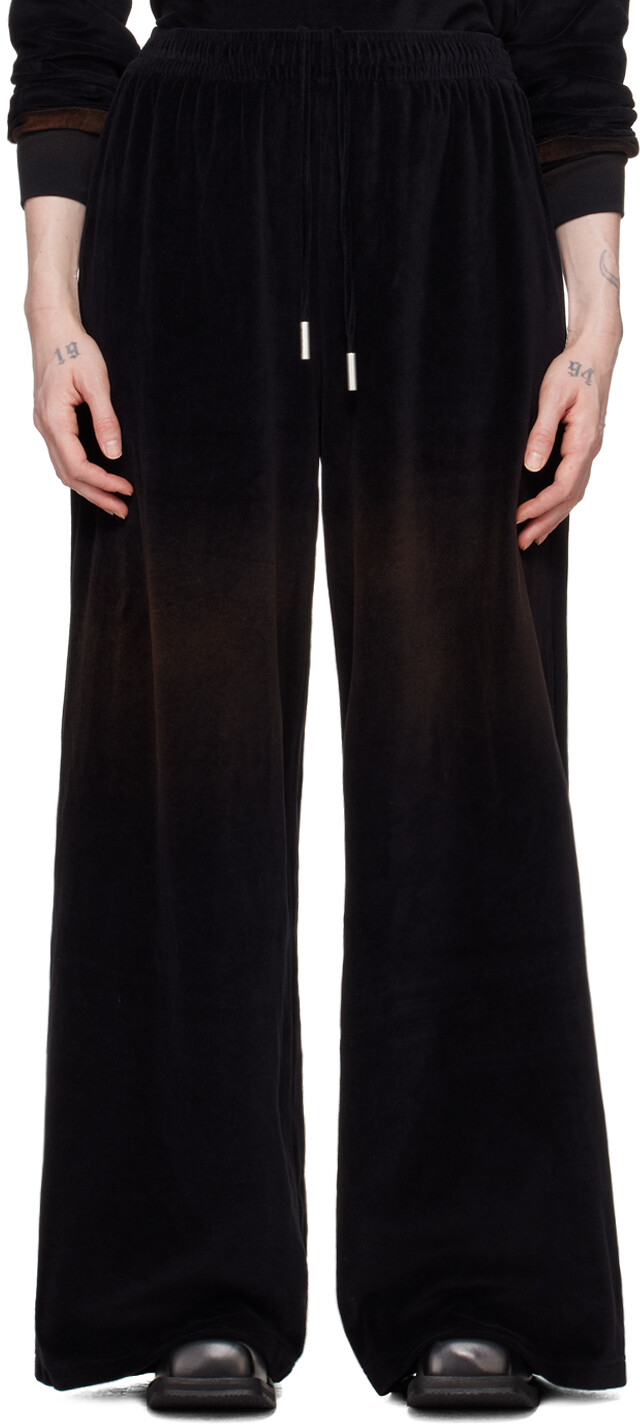 

Черные брюки для отдыха с тиснением Acne Studios