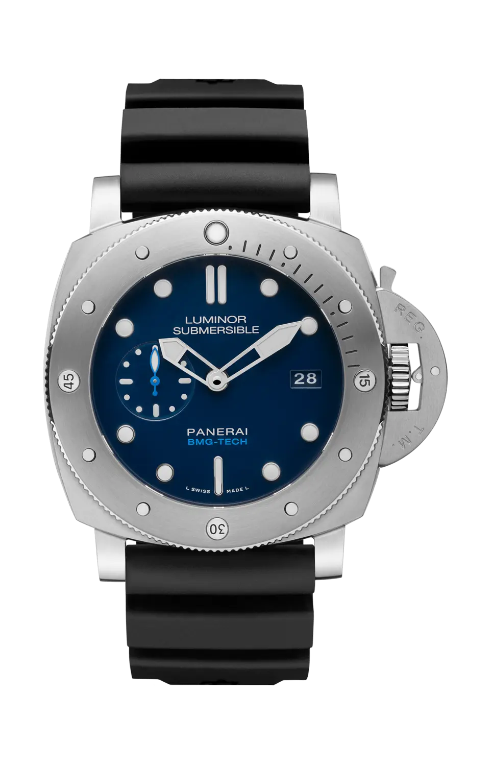

Часы submersible 47mm doppio cinturino Panerai