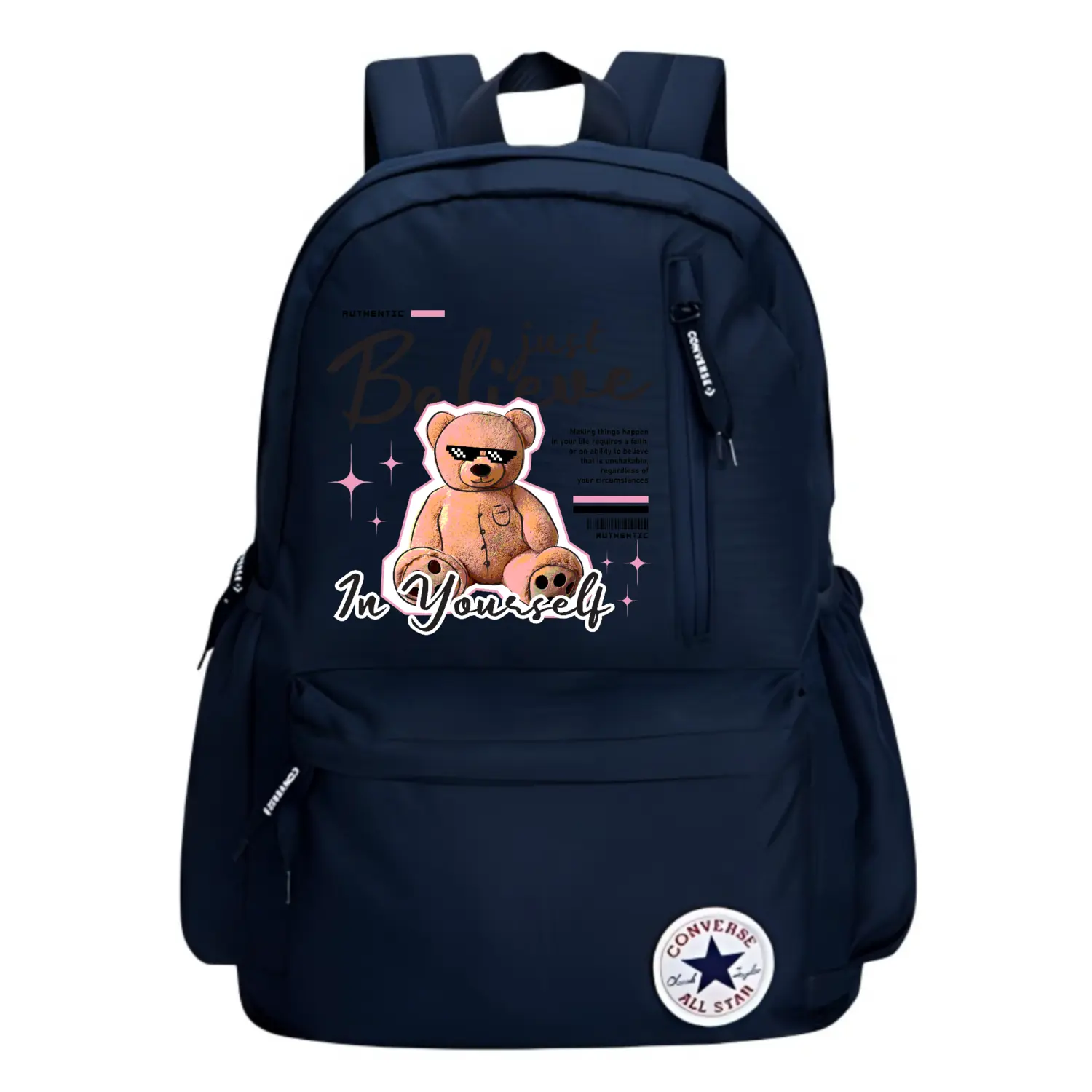 

Converse Полиэстеровый рюкзак обычный унисекс темно-синий, Yourself