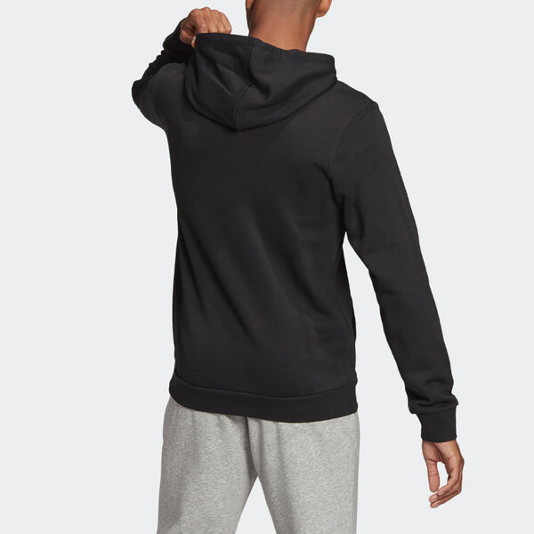 Толстовка adidas M Camo Hd Logo Printing Sports hooded Long Sleeves Black, черный — фото 3