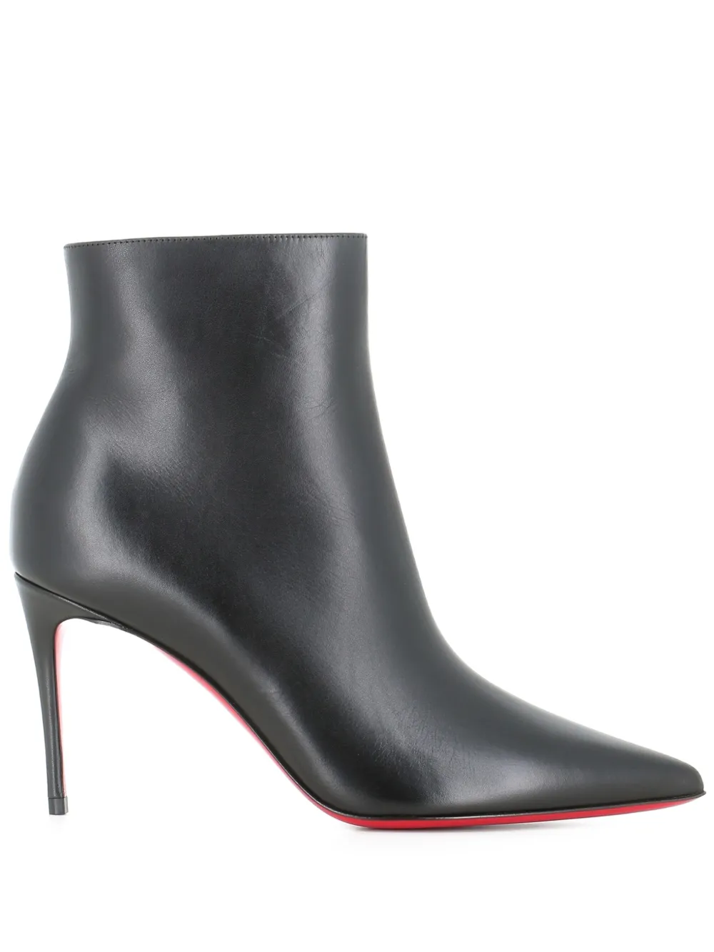 Ботильоны Sokate 85 с заостренным носком Christian Louboutin, черный