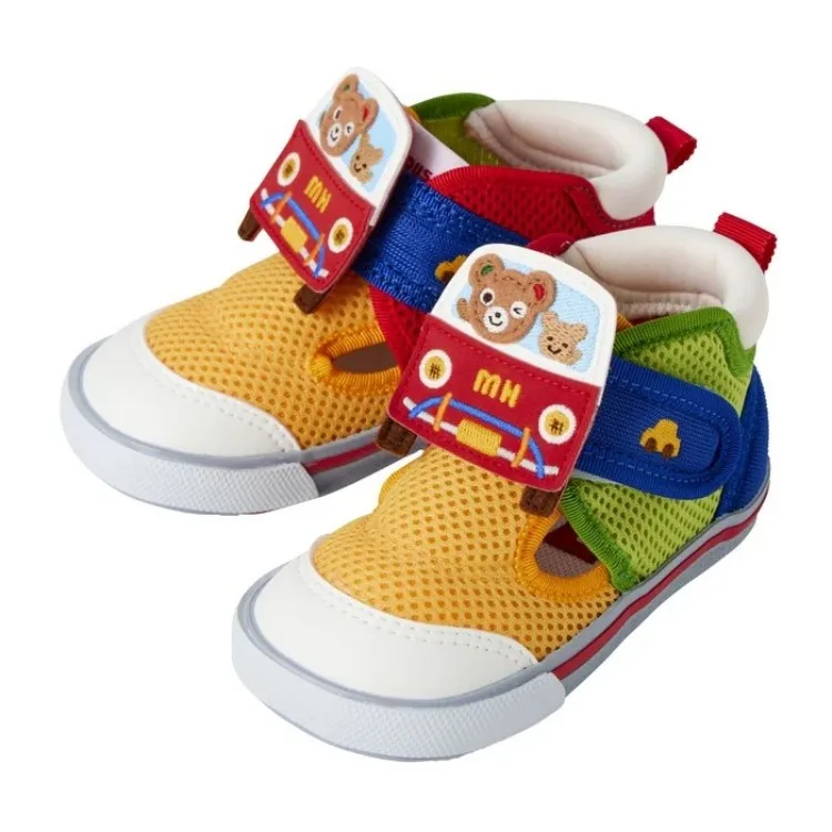 MIKI HOUSE Mesh High top Toddler Shoes Multicolor — фото 2