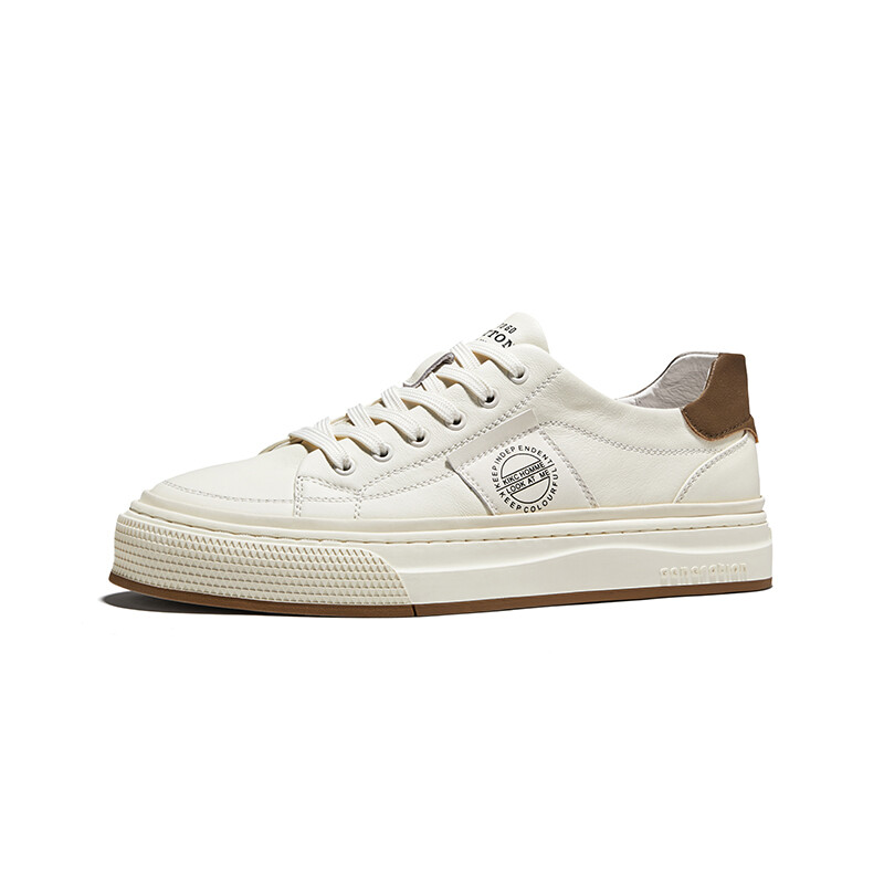 

Кроссовки Hautton Jeans Stylish Skateboarding Shoes Men Low-top White, белый
