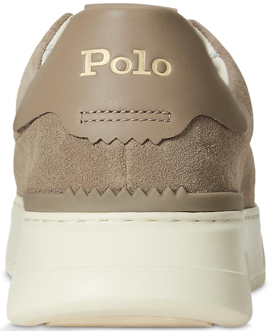 Мужские кроссовки RLite Court с закругленным носком Polo Ralph Lauren, Earth Gray — фото 3