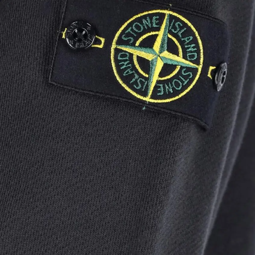 Толстовка с лого-патчем STONE ISLAND, черный — фото 3