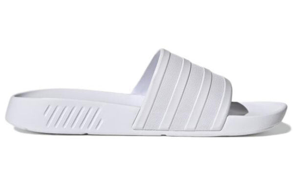 Тапочки racer tr slides cozy wear-resistant white slippers Adidas, белый — фото 2