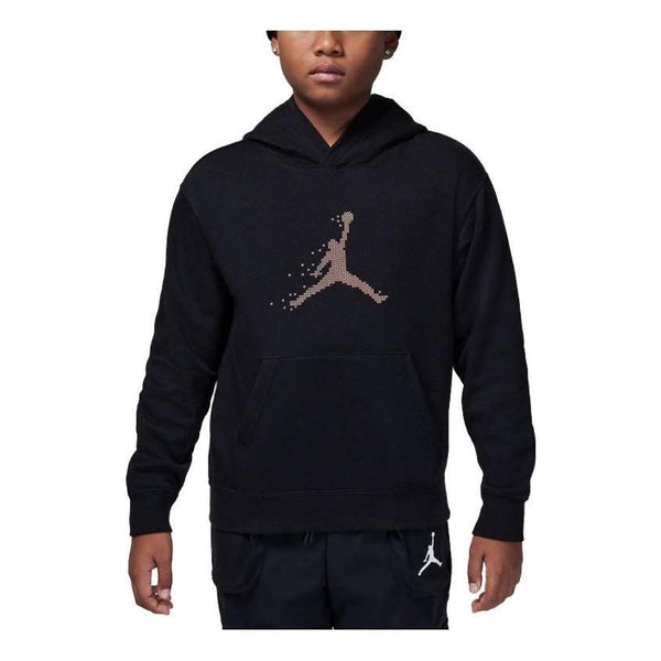 

Толстовка (PS) Air Jordan Essentials Holiday Fleece Pullover Hoodie 'Black', черный