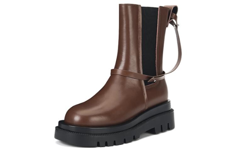 

Ботинки Челси женские Saturday Mode, цвет Red Brown