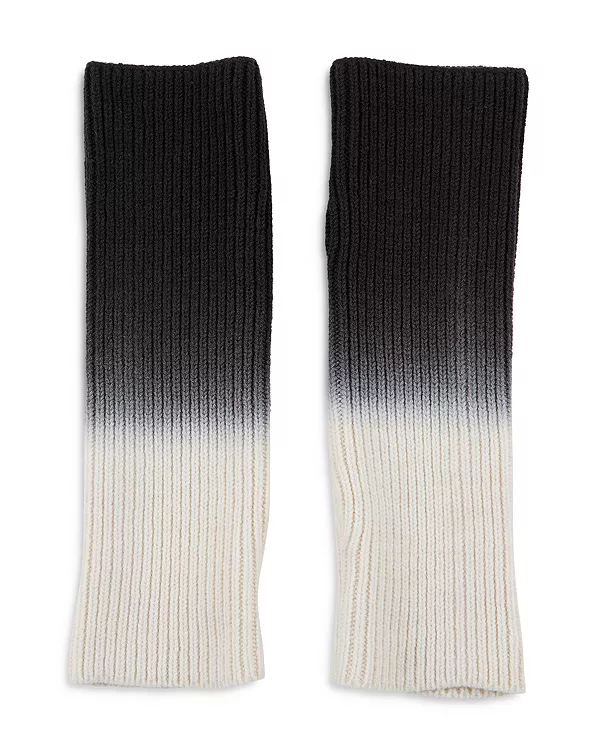 

Перчатки без пальцев Amalia из мериносовой шерсти, окрашенные методом погружения. Eugenia Kim, черный