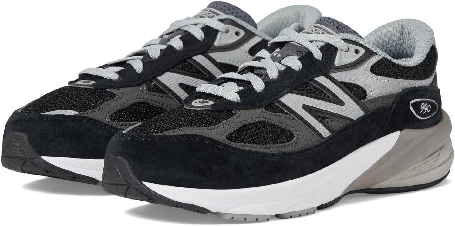 

Обувь для малышей 990v6 New Balance, цвет Black/Silver