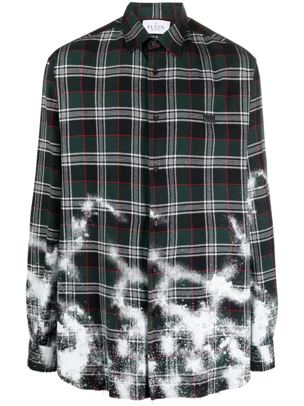 

Рубашка Dandy в клетку тартан Philipp Plein, зеленый