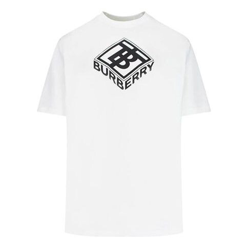 

Футболка Burberry Graphic Cotton Tee, белый