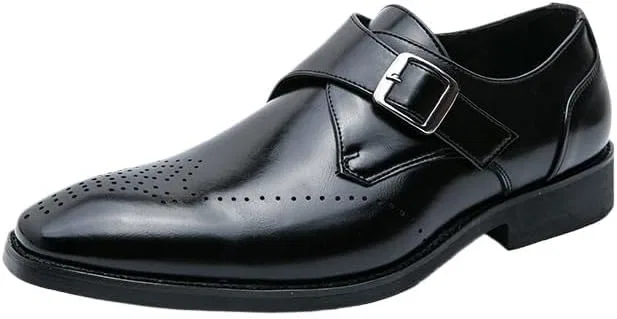 Туфли-лоферы мужские Oxford Black Italian Dress Shoes, Black UOPYNE