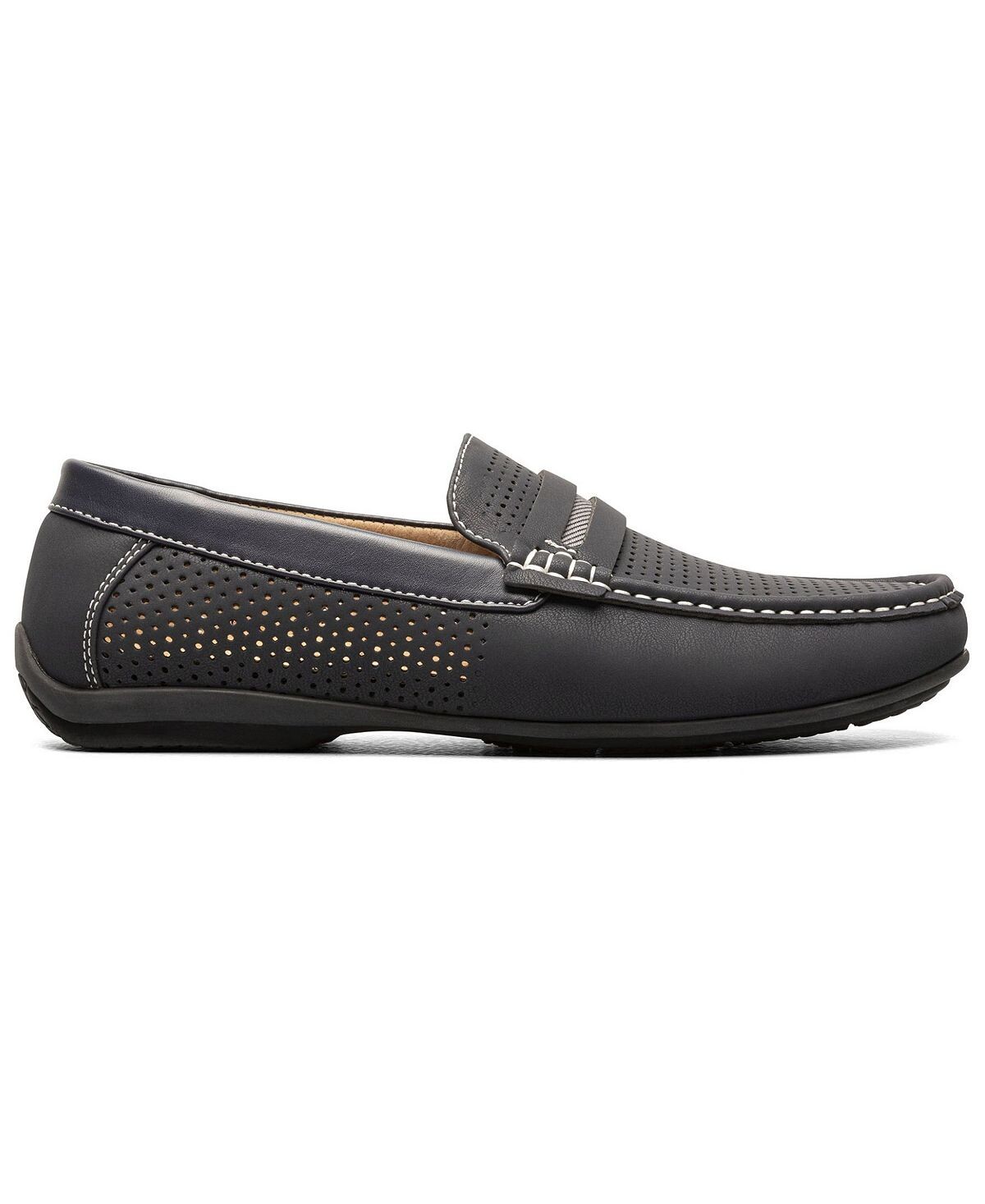 Мужские лоферы-слипоны Corby Moccasin Toe Saddle Stacy Adams — фото 2